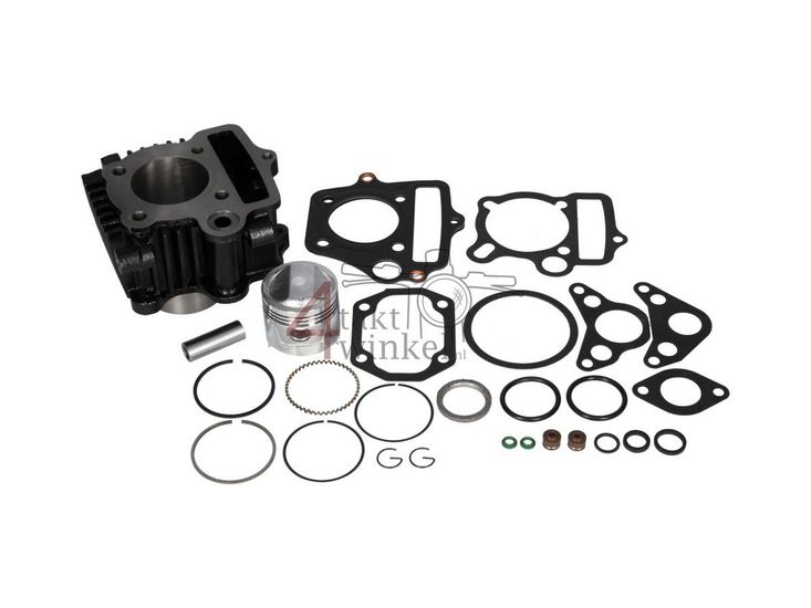 Cylinder kit, with piston &amp; gasket 70cc, OT50 head 49cc op. steel