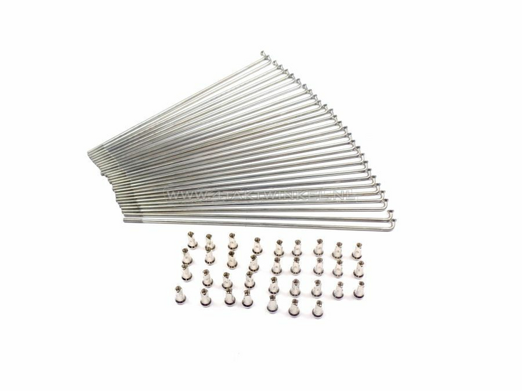 Spokes set, C310, C320 19" galvanized