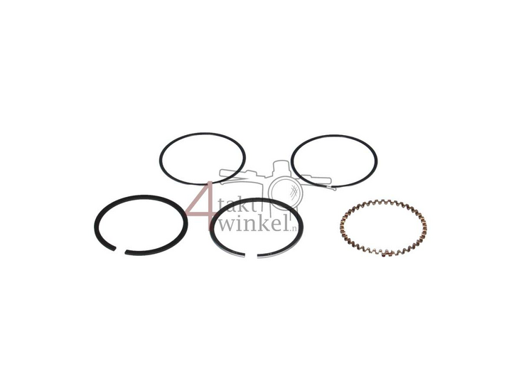 Piston rings CB50, Novio, Amigo, PC50, 50cc 42.50mm 2nd oversize