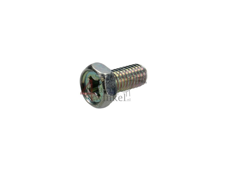 Bolt, slotted, 6x12, OEM Honda