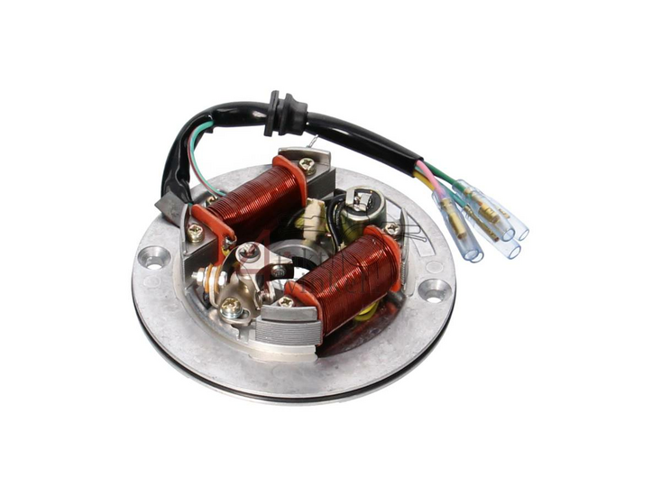 Ignition coils and stator plate Mitsubishi 6 volt &amp; breaker points