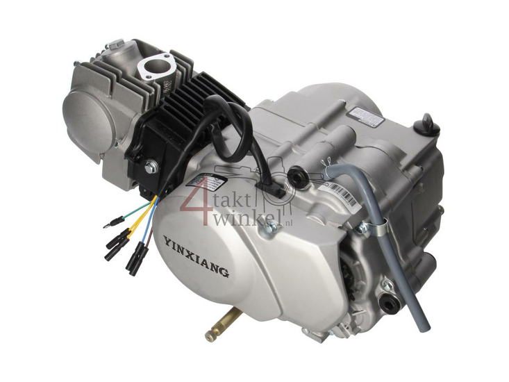 Engine, 125cc, semi-automatic clutch, YX, 4-speed