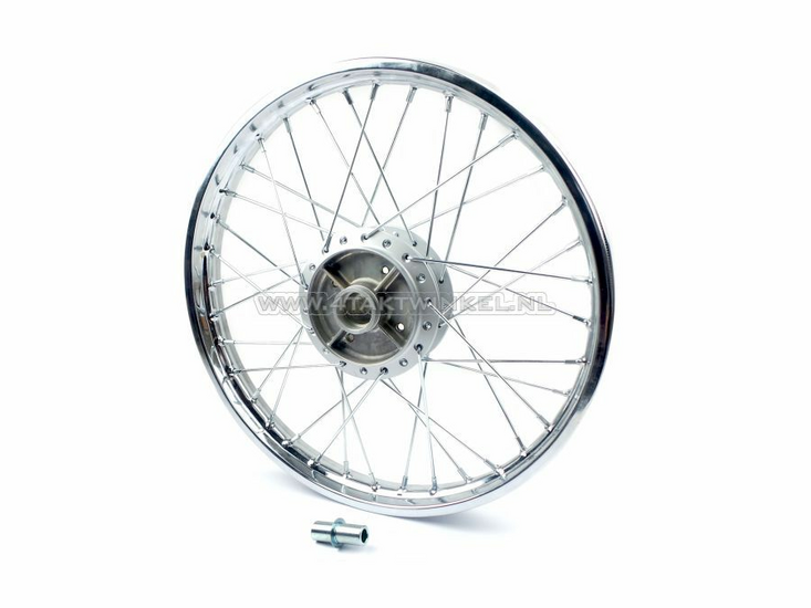 Wheel complete, rear wheel, 17" C50, CD50, Aspira