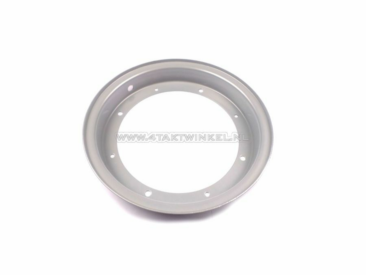 Rim 10" steel, left half, 2.50 standard, fits Dax