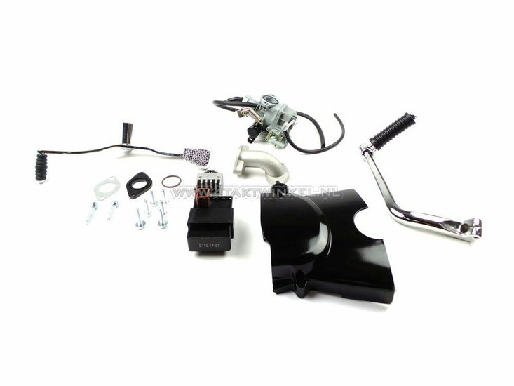 Engine, 125cc, semi-automatic, "Daytona" including accessories