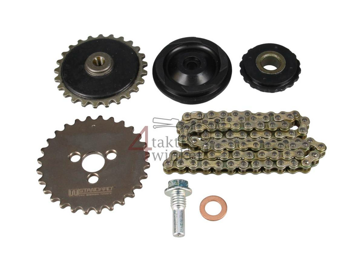 Timing set, fits C90 NT, Lifan 85 to 110, complete