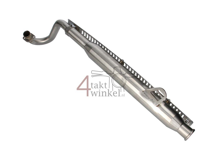 Exhaust tuning, up swept, Trumpet, Stainless Steel, Dax, 50-212 cc