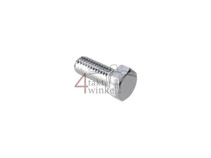 Bolt Hexagon, m5 x 12, key 8, chrome, original Honda