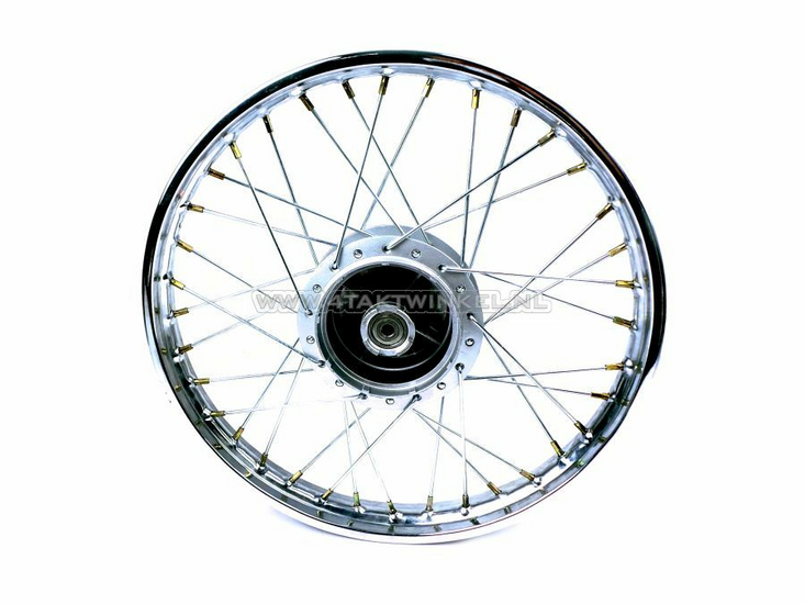 Wheel complete, front wheel, 17", fits C50 NT, CD50s Benly