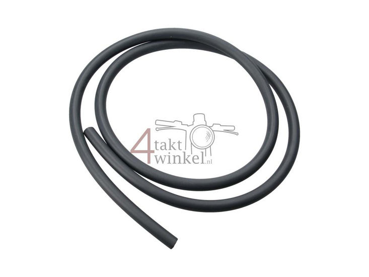 Fuel hose, 5mm - 8mm, black, A-quality, per meter