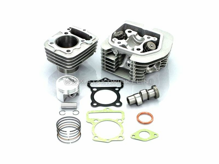 Cylinder kit CB50 80cc with piston and cylinder head for Honda CB50 and CY50 -Kitaco-