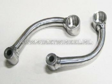 Exhaust mounting bracket, set, aluminum