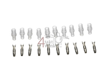 Connector Japanese bullet, 3,5mm, man + sleeve, per 10 pieces