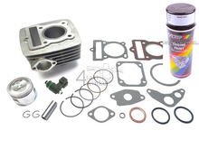Cylinder kit, with piston, gasket &amp; injector, 70cc, Mash Euro5, including black spray can