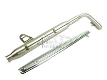Exhaust tuning, up swept, Trumpet, Stainless Steel, Dax, 50-212 cc