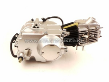 Engine, 85cc, manual clutch, Lifan, 4-speed, silver