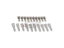 Connector Japanese spade 4.8mm, female + sleeve, per 10 pieces