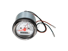 Speedometer Monkey up to 140 km/h, white background, DRP