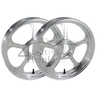 Wheel set, 17", C50, C70, C90, Streetcub, tubeless type 3, Kepspeed