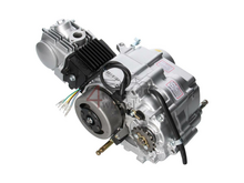 Engine, 85cc, manual clutch, Lifan, 4-speed, silver