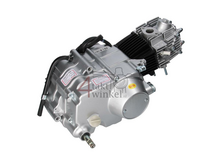 Engine, 85cc, manual clutch, Lifan, 4-speed, silver