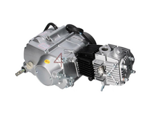 Engine, 85cc, manual clutch, Lifan, 4-speed, silver