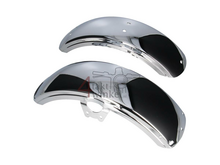 Mudguard set, Dax NT replica ab23 chrome, A-quality