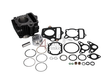 Cylinder kit, with piston &amp; gasket 70cc, 50 head, Lifan, Skyteam, Hanway, 49cc imprint, steel