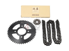 Sprockets and chain set, Mash Fifty, 13 - 48 (50cc, 70cc), 17mm shaft, A-quality