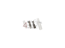 Connector set, Japanese bullet, 4mm, male &amp; female + sleeves