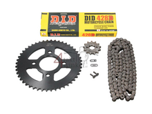 Sprockets and chain set, Mash Fifty, 13 - 48 (50cc, 70cc), 20mm shaft