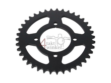 Rear sprocket Hanway RAW50, Skyteam Classic, AGM cafe racer, 39 teeth, 420 ketting