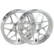 Wheel set, 17", C50, C70, C90, Streetcub, tubeless type 2, Kepspeed