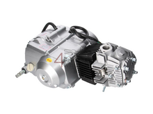 Engine, 107cc, semi-automatic, 4-speed, silver