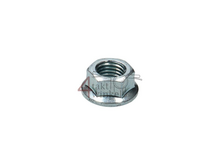 Nut, M10x1.25 with flange, a.o. flywheels, original Honda