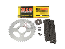 Sprockets and chain set, CB50j standard