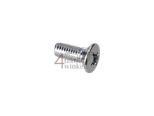 Bolt crosshead countersunk, m6 x 16 pan head, original Honda, chrome