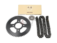 Sprockets and chain set, Mash Dirt 50, 13 - 52, 17mm shaft, A-quality