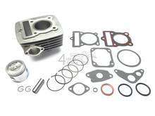 Cylinder kit, with piston &amp; gasket 70cc, Mash, Orion, Zhenhua, silver