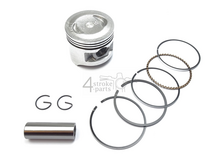 Cylinder kit, with piston &amp; gasket 70cc, Mash, Orion, Zhenhua, silver