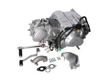 Engine, 125cc, manual clutch, 4-speed, starter motor