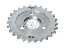 Rear sprocket Monkey 26-tooth (420) for Honda and replica