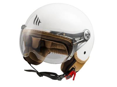 Helmet MT, Le Mans Soul Retro, White, Sizes S to XXL