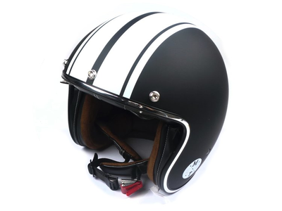 Helmet MT, Le Mans Speed, Matt black / white, Sizes S to XL