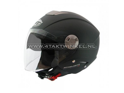 Helmet MT, Jet, City Eleven, matt black, Sizes XS to XL