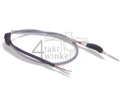 Brake cable 140cm Z50a with switch, gray, reproduction