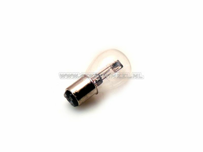 Bulb headlight BAX15D, dual, 6 volts, 25-25 watts, e.g. SS50, CD50