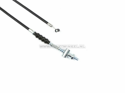 Brake cable 108cm C50, CY50, Dax, SS50 + 13cm, aftermarket, with adjusting nut