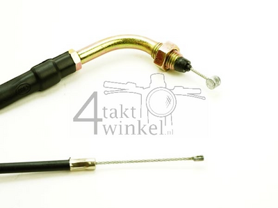 Throttle cable, 70cm with bend, aftermarket