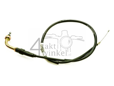 Throttle cable, 70cm with bend, aftermarket